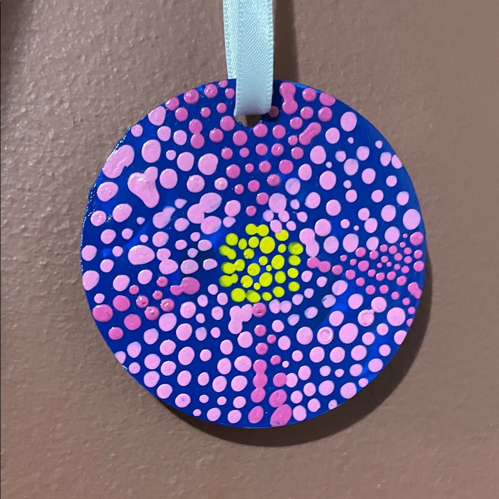 Colorful Hand-Painted Ornament - Picture 5 of 5